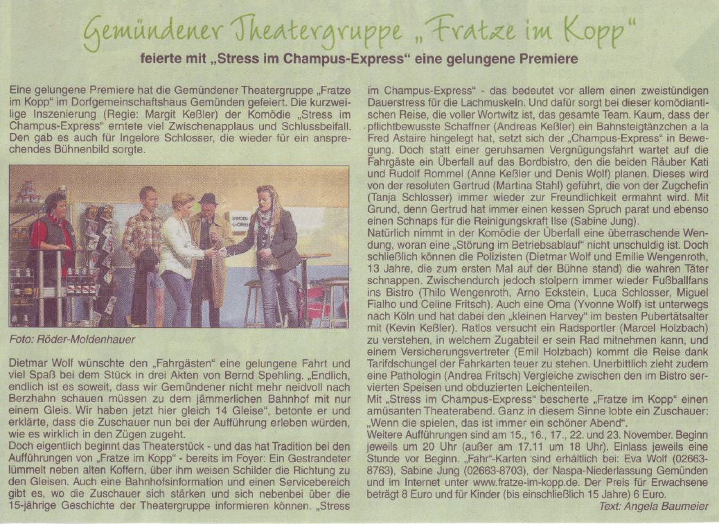 Wäller-Wochenspiegel - 14.11.2013