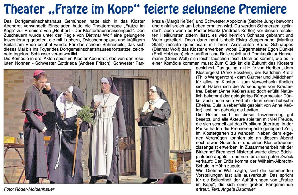 Wäller Wochenspiegel (10.11.2011)